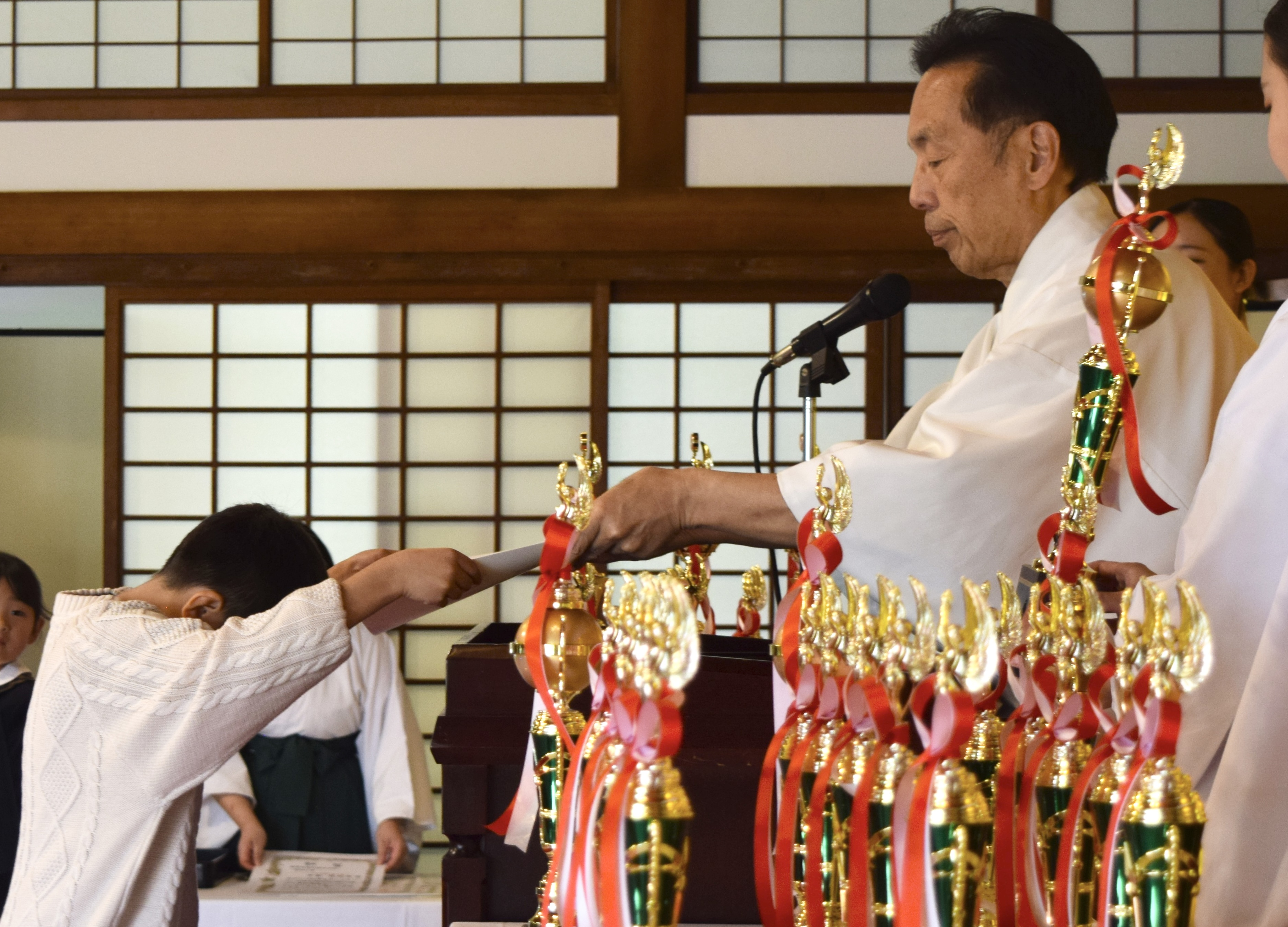 第30回七五三ぬりえコンクール表彰式