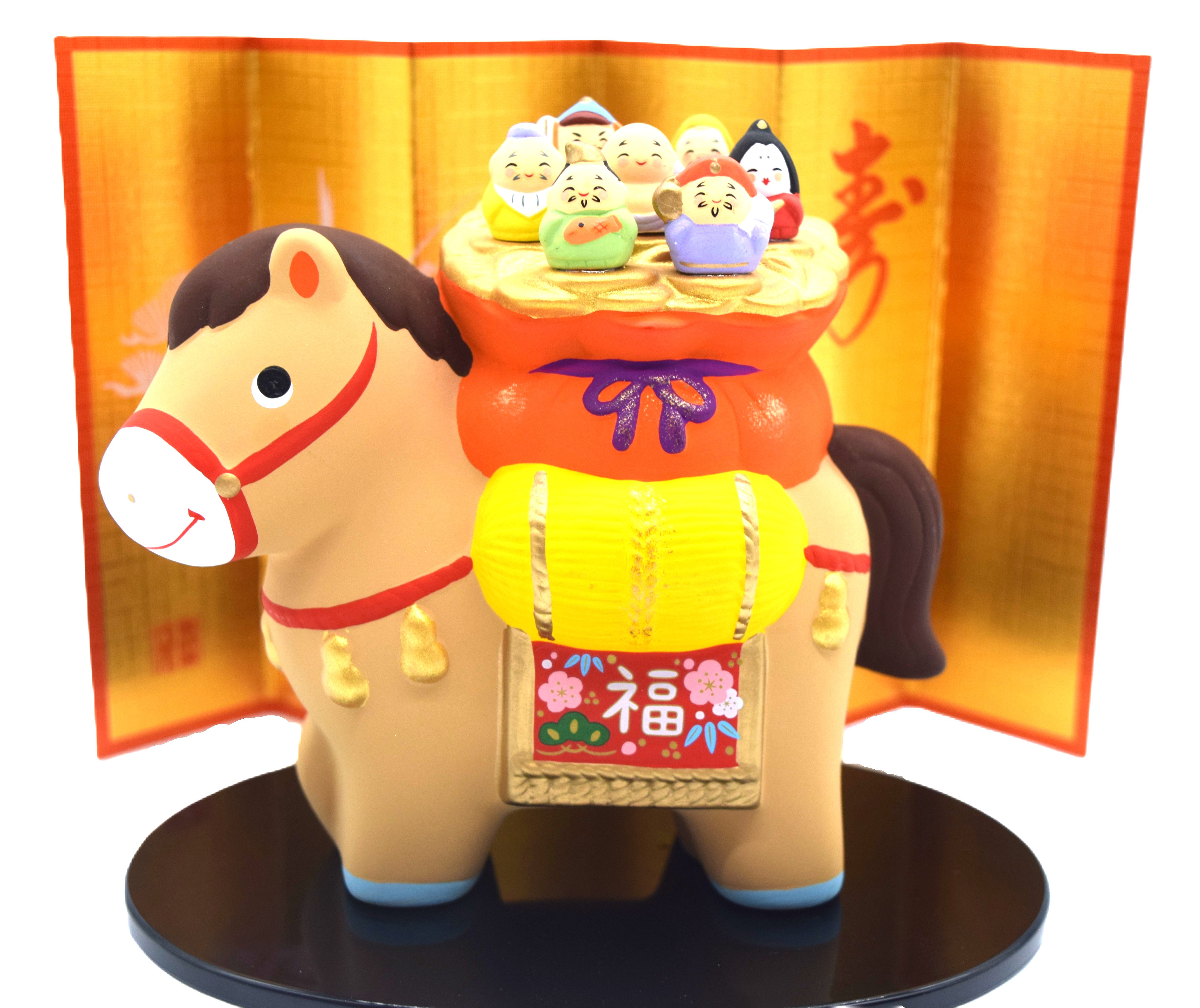 錦彩招福午（七福神）