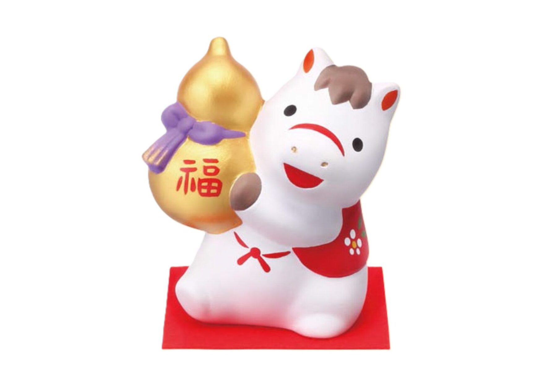 錦彩招福午（瓢箪持ち）